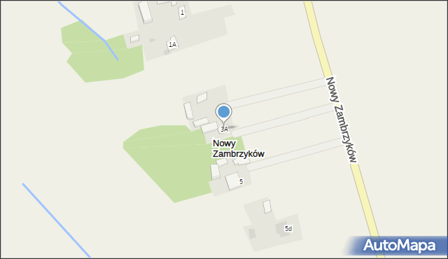 Nowy Zambrzyków, Nowy Zambrzyków, 3A, mapa Nowy Zambrzyków