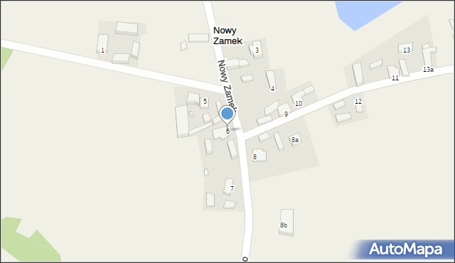 Nowy Zamek, Nowy Zamek, 6, mapa Nowy Zamek