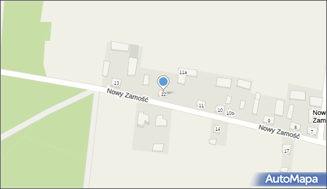 Nowy Zamość, Nowy Zamość, 12, mapa Nowy Zamość