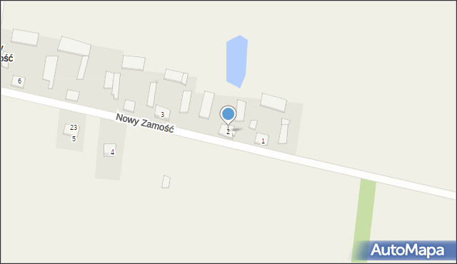 Nowy Zamość, Nowy Zamość, 2, mapa Nowy Zamość