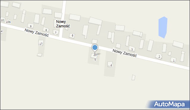 Nowy Zamość, Nowy Zamość, 23, mapa Nowy Zamość