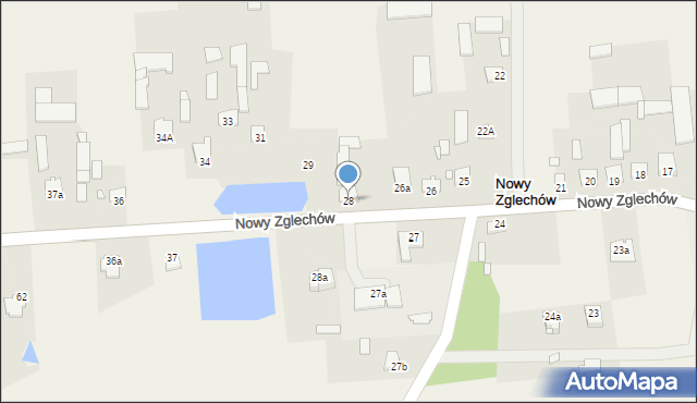 Nowy Zglechów, Nowy Zglechów, 28, mapa Nowy Zglechów