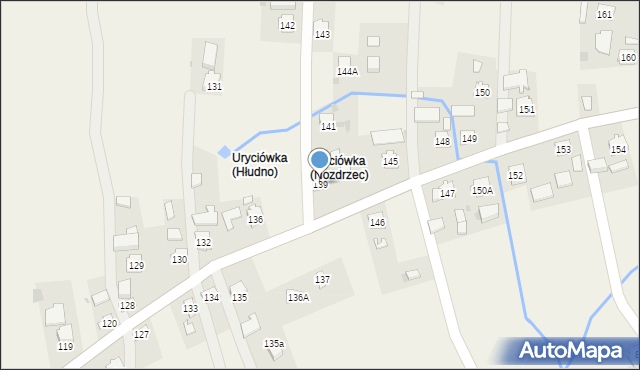 Nozdrzec, Nozdrzec, 139, mapa Nozdrzec