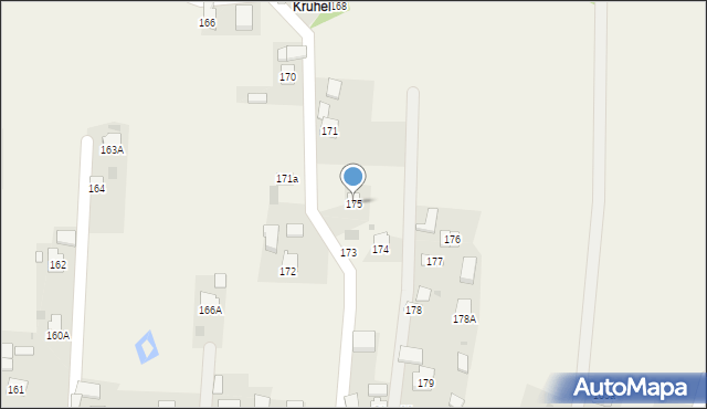 Nozdrzec, Nozdrzec, 175, mapa Nozdrzec