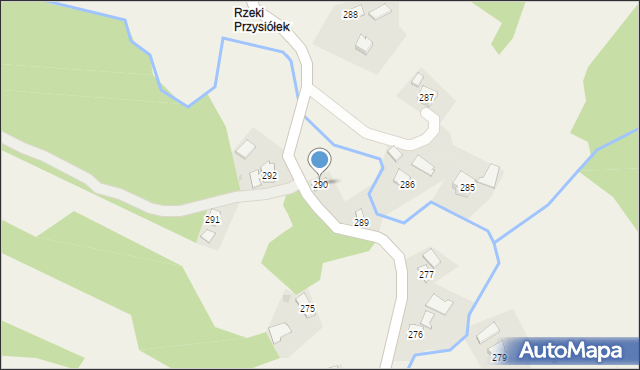 Nozdrzec, Nozdrzec, 290, mapa Nozdrzec