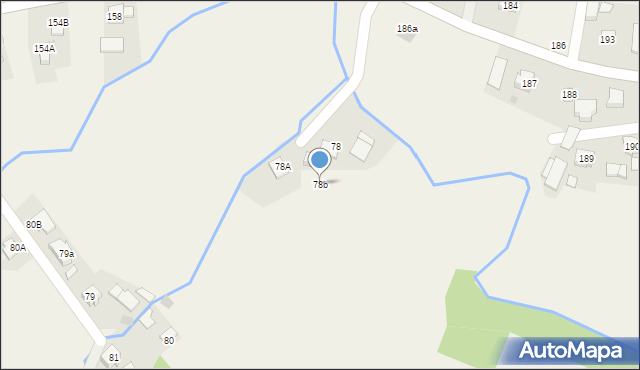 Nozdrzec, Nozdrzec, 78b, mapa Nozdrzec