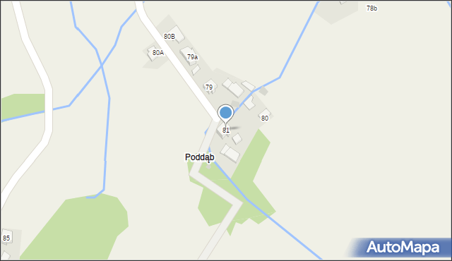 Nozdrzec, Nozdrzec, 81, mapa Nozdrzec