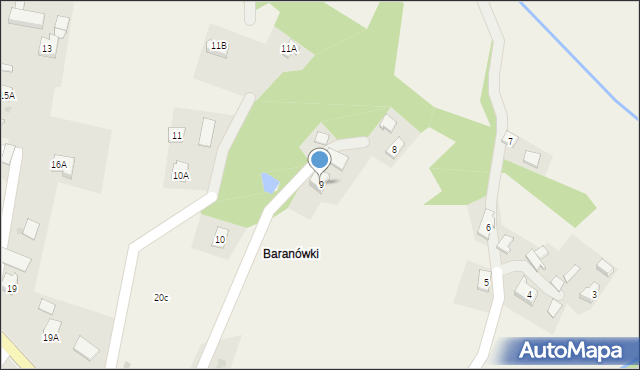 Nozdrzec, Nozdrzec, 9, mapa Nozdrzec