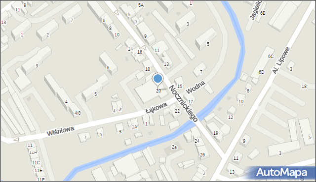 Olecko, Nocznickiego Tomasza, 20, mapa Olecko