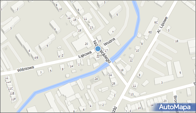 Olecko, Nocznickiego Tomasza, 22, mapa Olecko