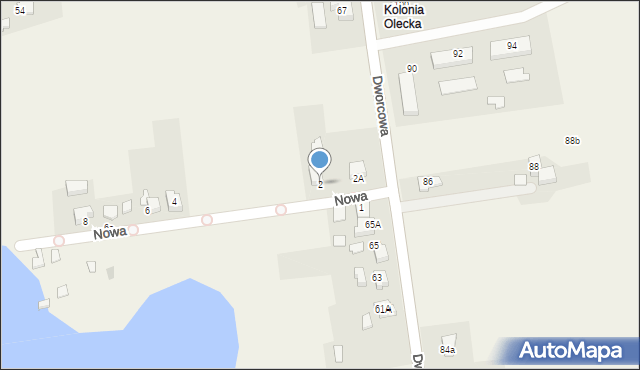 Olza, Nowa, 2, mapa Olza
