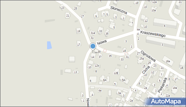 Opole Lubelskie, Nowa, 16, mapa Opole Lubelskie