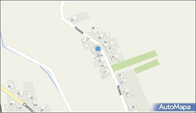 Owsiszcze, Nowa, 23, mapa Owsiszcze