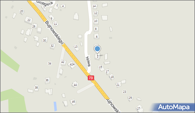 Pilzno, Nowa, 2, mapa Pilzno