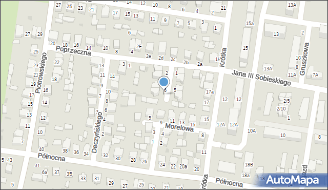 Poddębice, Nowa, 8, mapa Poddębice