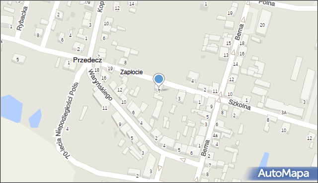 Przedecz, Nowa, 7, mapa Przedecz