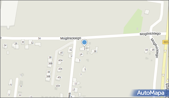 Przemyśl, Nowa, 1, mapa Przemyśla