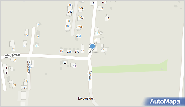 Przemyśl, Nowa, 17, mapa Przemyśla