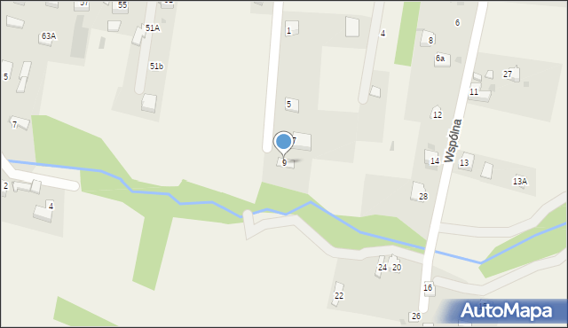 Przybędza, Nowa, 9, mapa Przybędza