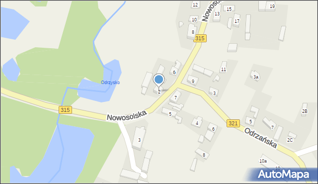 Przyborów, Nowosolska, 2, mapa Przyborów