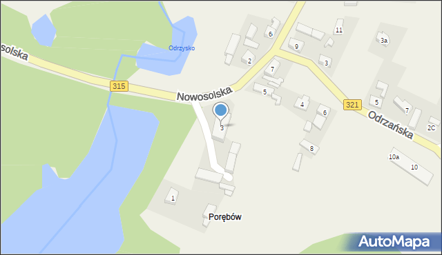 Przyborów, Nowosolska, 3, mapa Przyborów