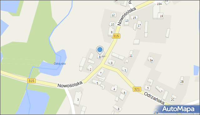 Przyborów, Nowosolska, 6, mapa Przyborów