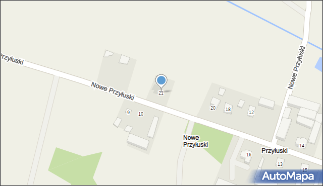 Przyłuski, Nowe Przyłuski, 21, mapa Przyłuski