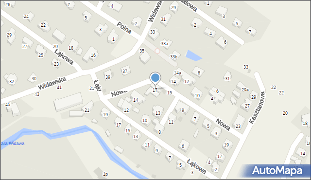 Psary, Nowa, 17, mapa Psary