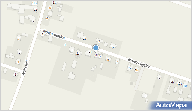 Pyrzowice, Nowowiejska, 4, mapa Pyrzowice