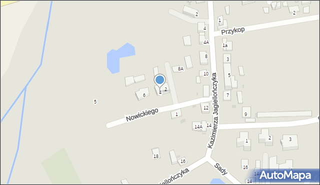 Radzyń Chełmiński, Nowickiego Albina, 4, mapa Radzyń Chełmiński