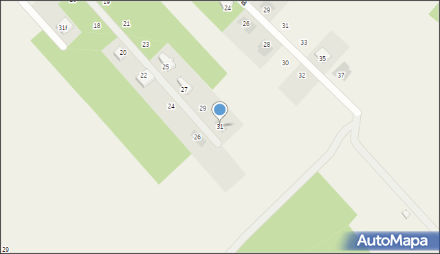 Rajec Poduchowny, Nowy Świat, 31, mapa Rajec Poduchowny