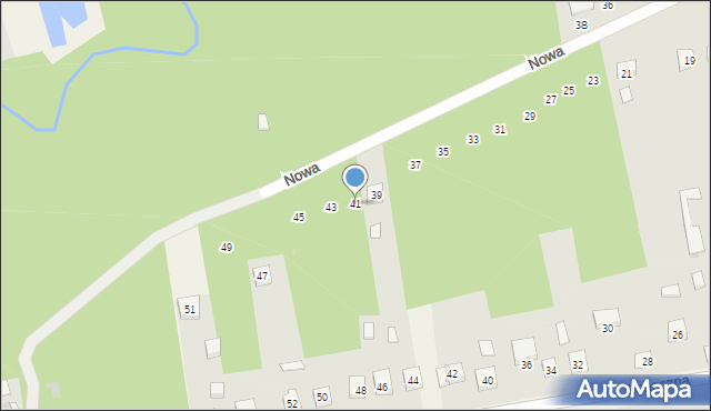 Rudnik Wielki, Nowa, 41, mapa Rudnik Wielki
