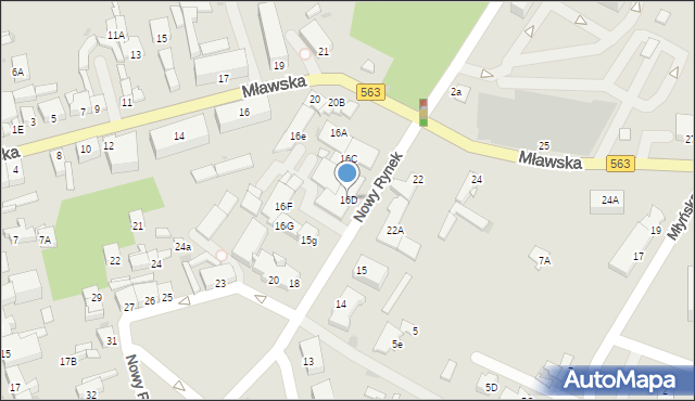 Rypin, Nowy Rynek, 16D, mapa Rypin