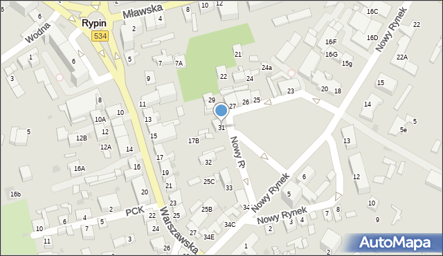 Rypin, Nowy Rynek, 31, mapa Rypin