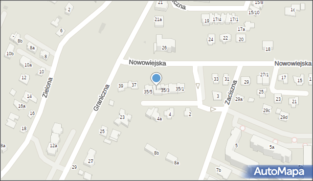 Rzeszów, Nowowiejska, 35/4, mapa Rzeszów