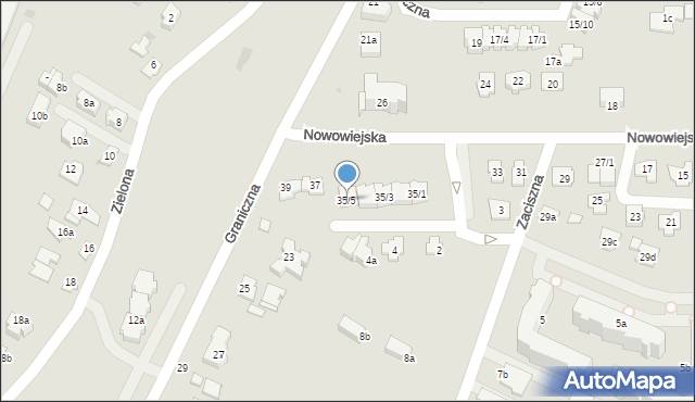 Rzeszów, Nowowiejska, 35/5, mapa Rzeszów