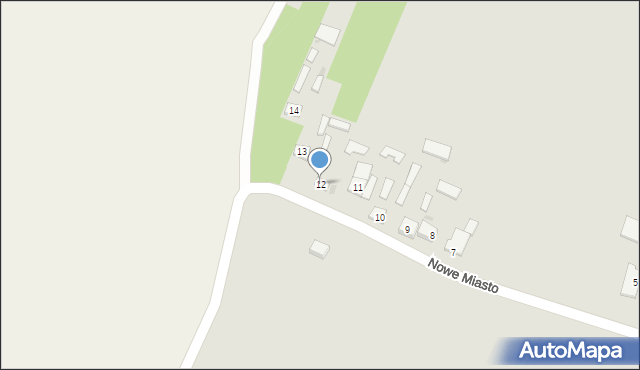 Sienno, Nowe Miasto, 12, mapa Sienno