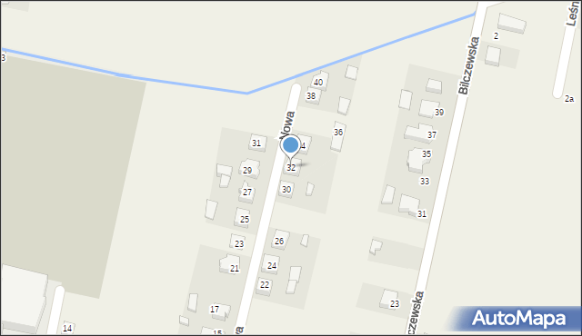 Sieroszewice, Nowa, 32, mapa Sieroszewice