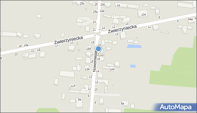 Skierniewice, Nowomiejska, 18, mapa Skierniewic