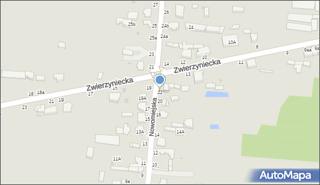 Skierniewice, Nowomiejska, 22, mapa Skierniewic