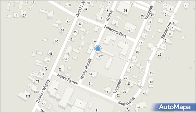 Ślesin, Nowy Rynek, 4a, mapa Ślesin