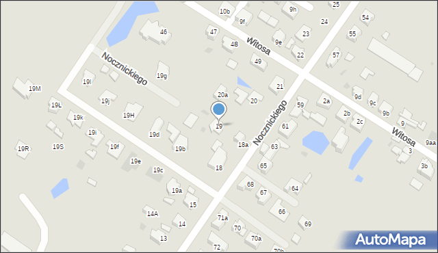 Słubice, Nocznickiego Tomasza, 19, mapa Słubice