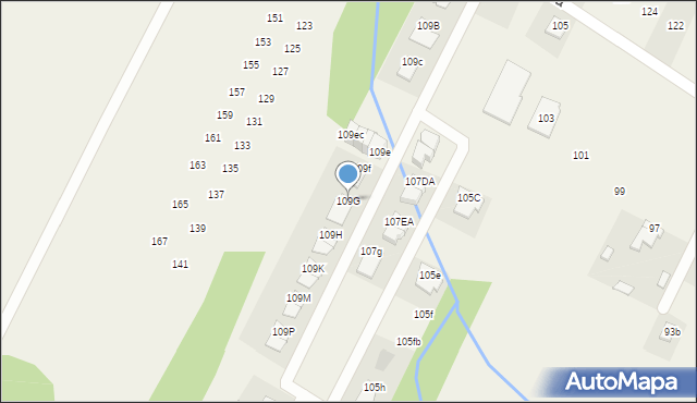 Słupno, Norwida Cypriana Kamila, 109G, mapa Słupno