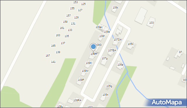 Słupno, Norwida Cypriana Kamila, 109H, mapa Słupno