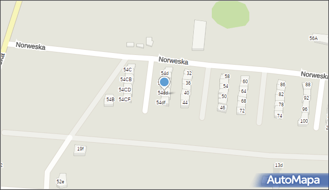 Słupsk, Norweska, 20, mapa Słupska