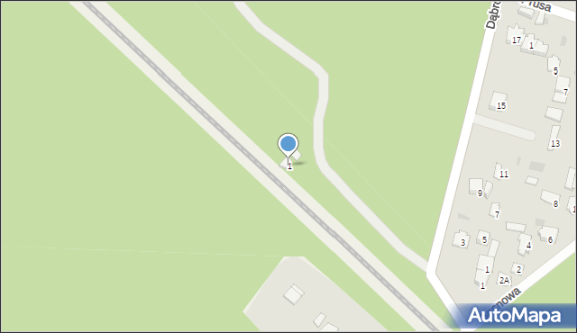 Stara Wieś, Norwida Cypriana Kamila, 1, mapa Stara Wieś
