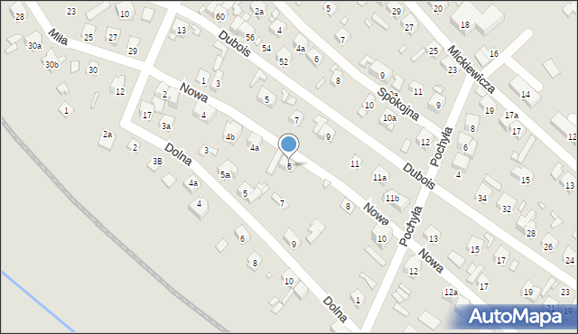 Starachowice, Nowa, 6, mapa Starachowic