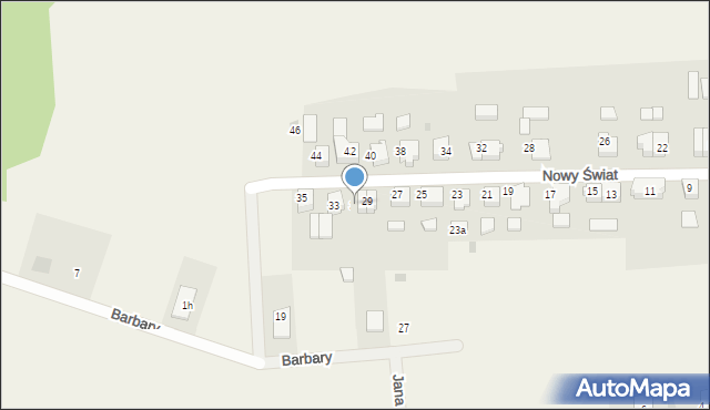 Starzyno, Nowy Świat, 31, mapa Starzyno