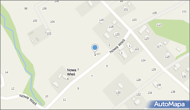 Staszkówka, Nowa Wieś, 4, mapa Staszkówka