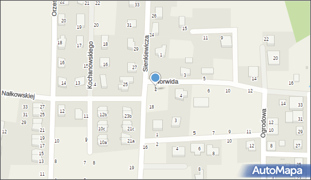 Strzebielino, Norwida Cypriana Kamila, 2, mapa Strzebielino